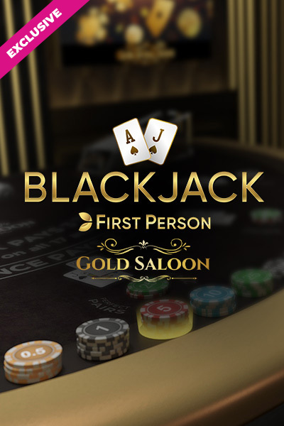 Gold Saloon First Person Blackjack
